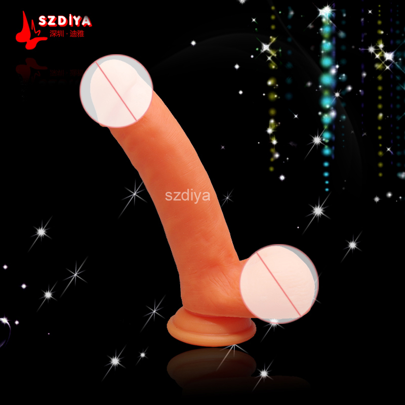 Emotion Soft Rubber 100% Silicone Male Penis for Dildo (DYAST367)