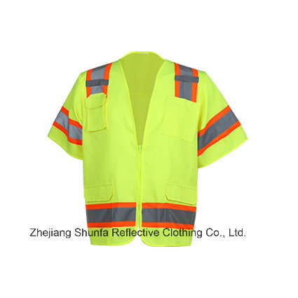ANSI Standard High Visibility Safety Mesh Vest Customized