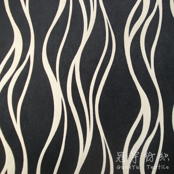 Flocking Velvet Short Pile Home Textile Fabric