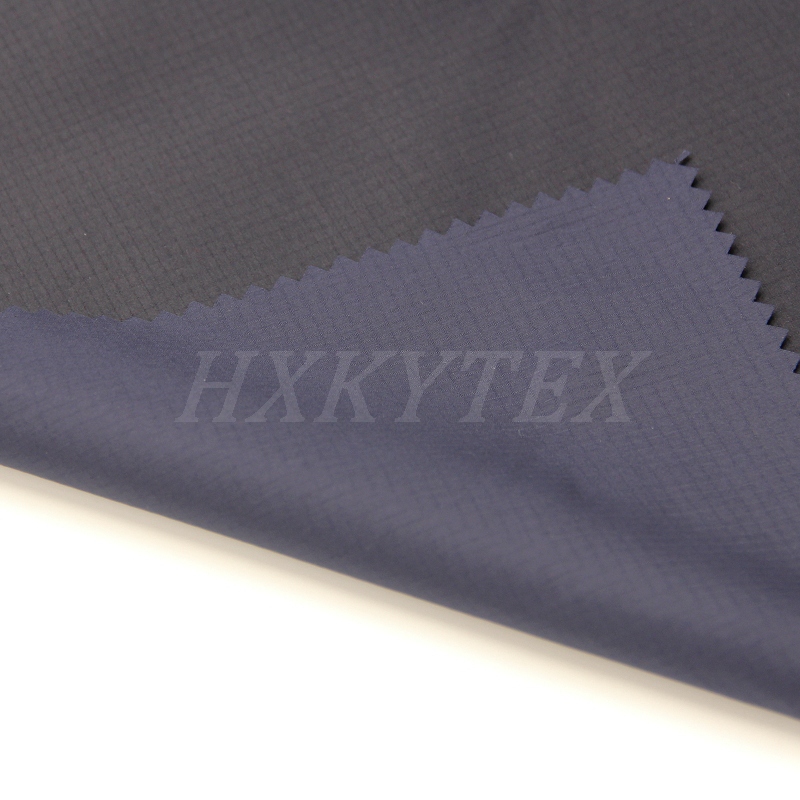 Two Cord Weave Checks Jacquard Polyester Fabric for Jacket