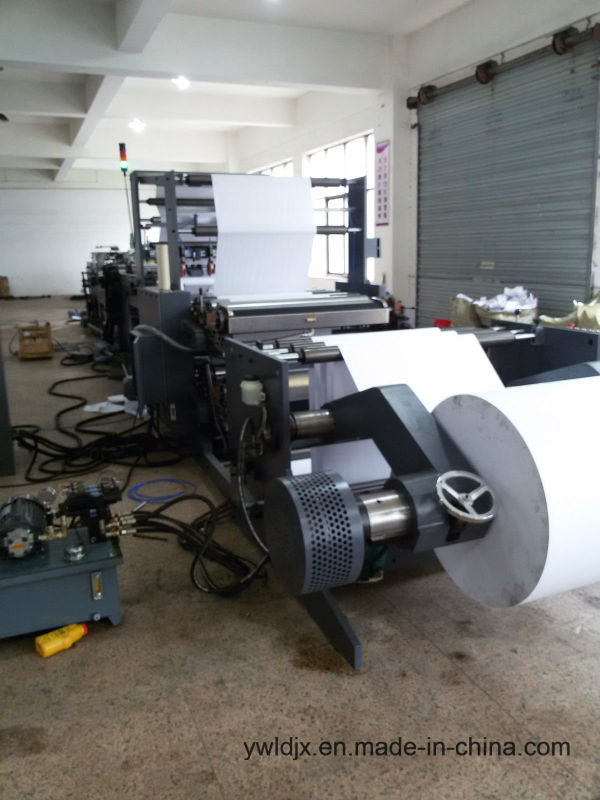 LD-1020FD (Dual Feeders) Production Line of Roll Paper High Speed Flexography Saddle Stitch