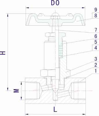 Female Thread Needle Valve (GAJ13W)