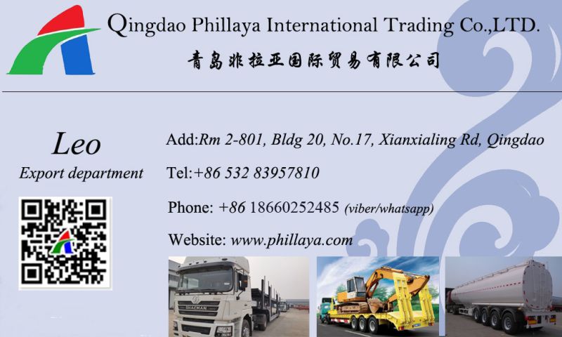 3 Axles Four Compartments Asphalt Bitumen Tank