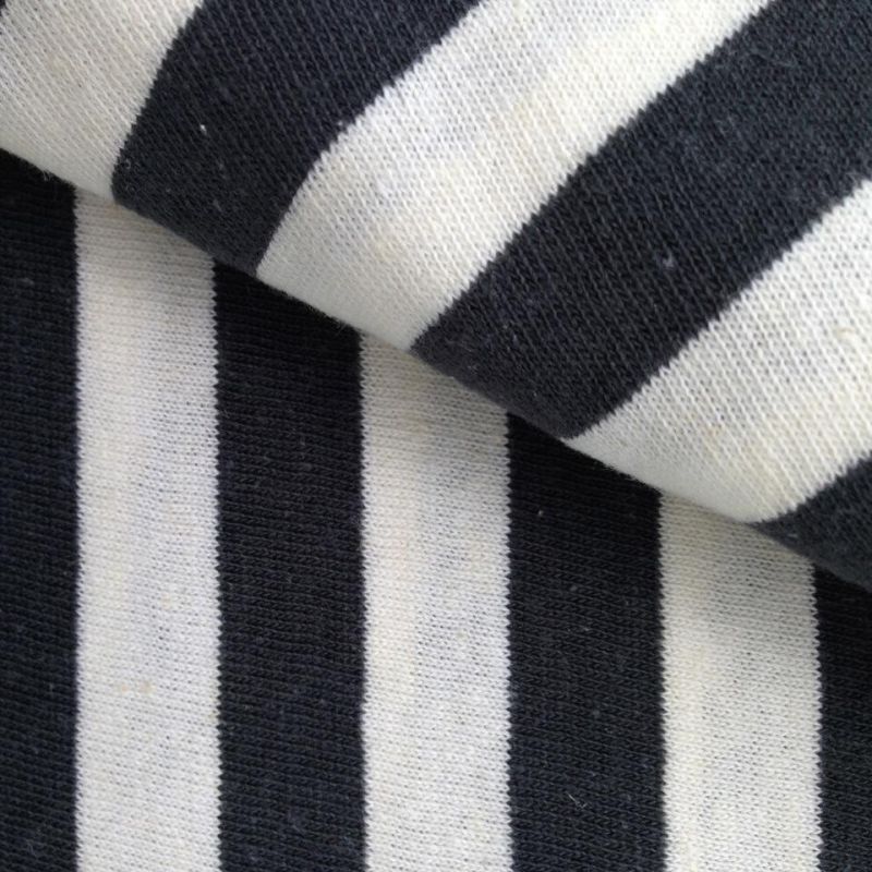 Hemp/Cotton Yarn Dyed Stripe Jersey