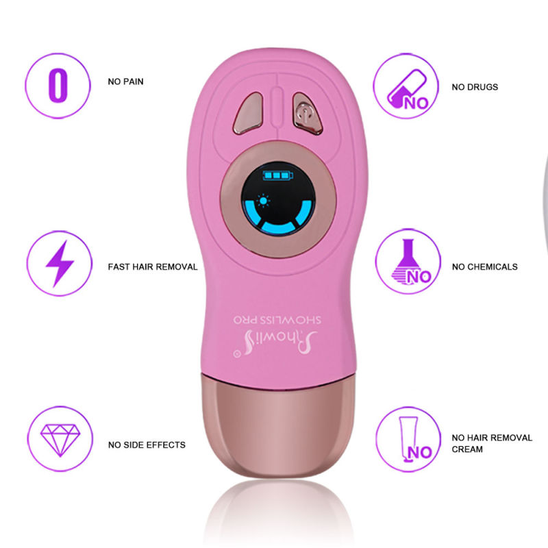 New Showliss Fashion Home Use Beauty Product Professional Electric Laser Hair Removal Machine Women Hair Removal Epilator