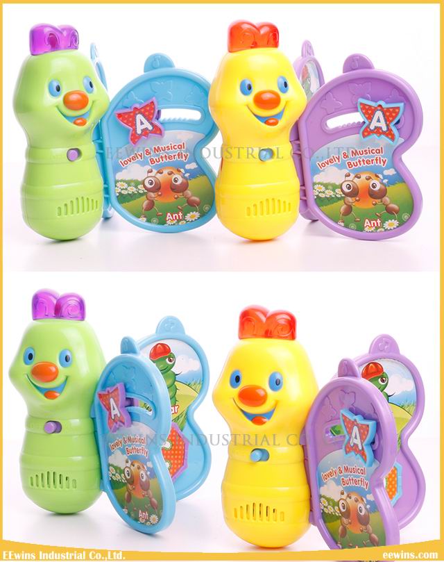 Electric Musical Cartoon Butterfly Baby Toys