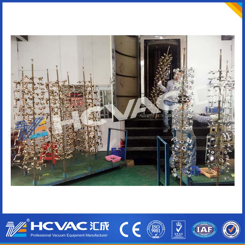 Hardware Arc Ion PVD Deposition Equipment, Door Handle Locks PVD Vacuum Coating Machine