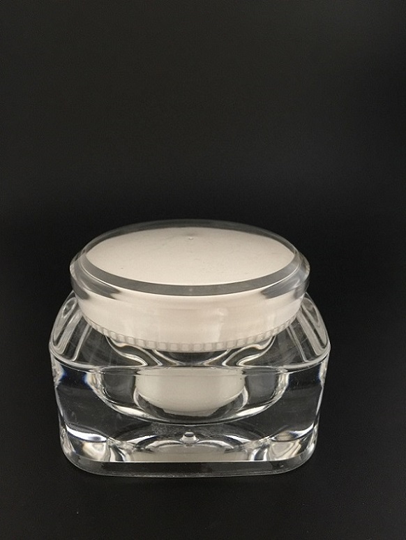 Round Square Cream Jars for Cosmetic Packaging