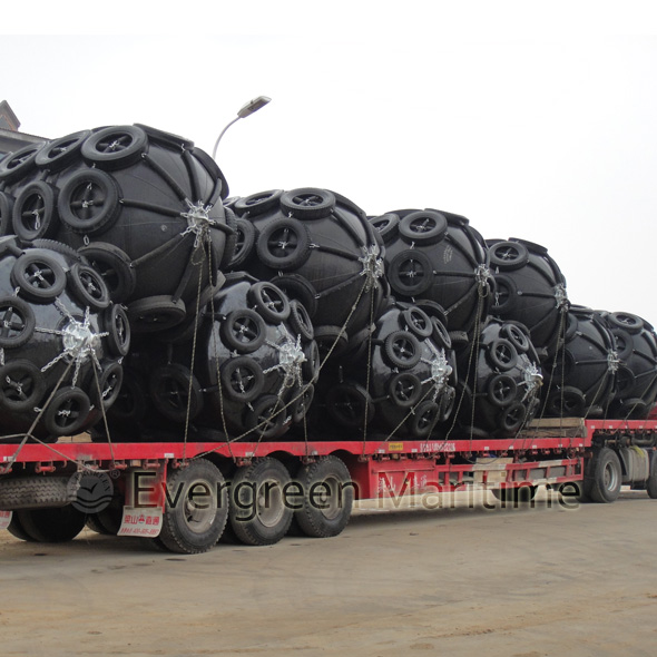 Yokohama Floating Rubber Fenders Yokohama Marine Rubber Fender with High Energy Absorption and Low Reaction Force