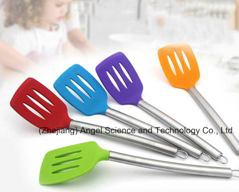 Hot Sale Silicone Slotted Spatula for Chritmas Holiday Ss10