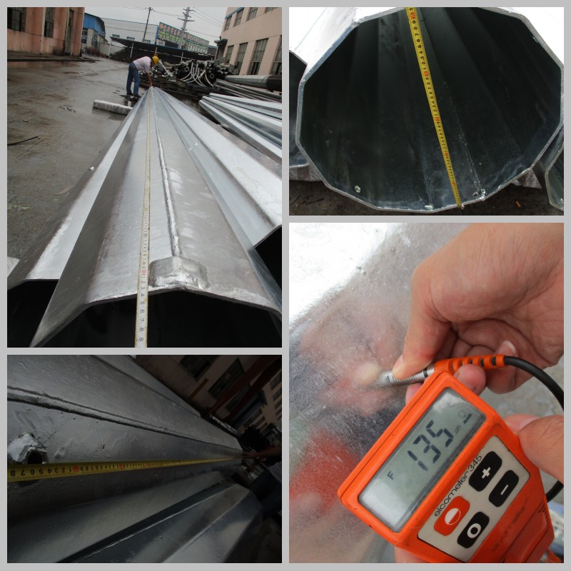 40FT Nea Galvanized Steel Electric Pole