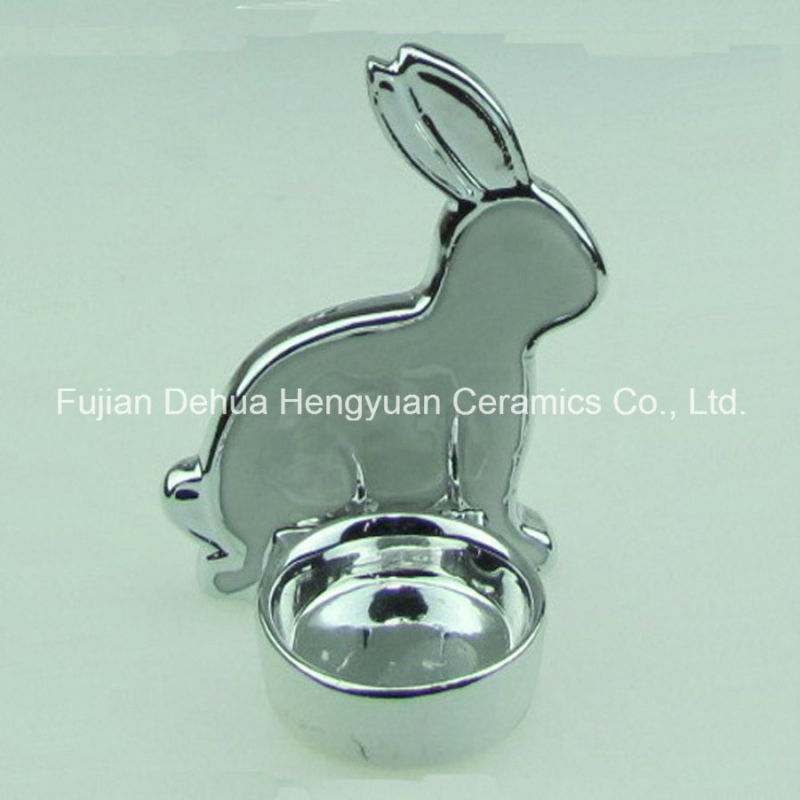 Easter Tealight Round Stand Bunny Shape Candle Holder