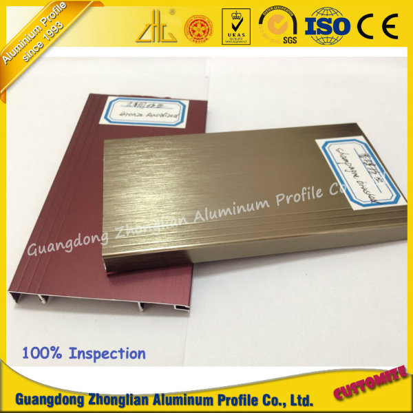 Customized Aluminium Extrusion Profile Skirting on Wall for Decoration Construction