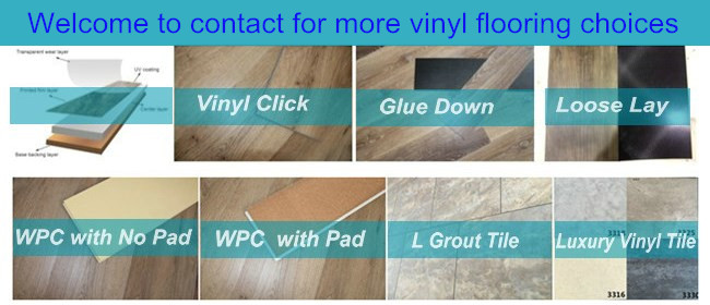 High Quality Commercial Builing Material WPC Stone Tile Vinyl Floor