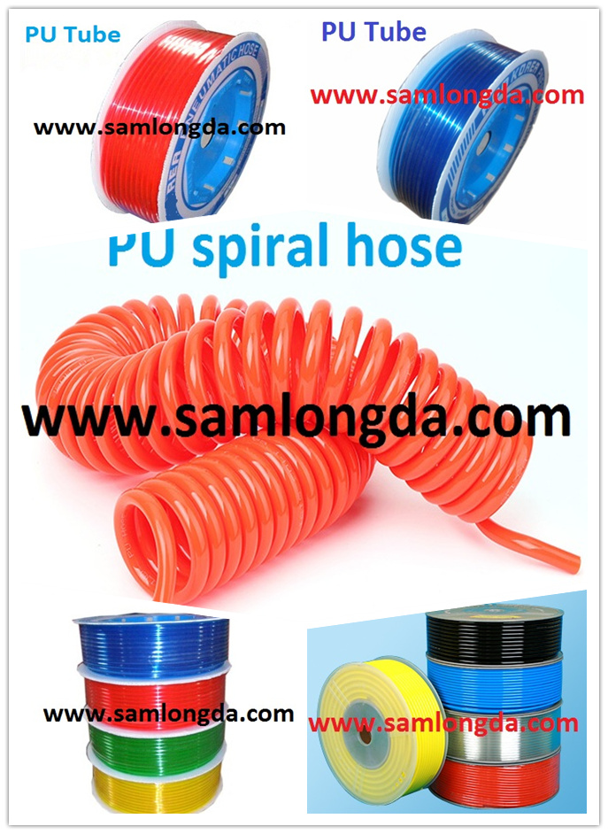 PU Tube / Polyurethane Coil Tube with BSPT Fitting, PU Tube