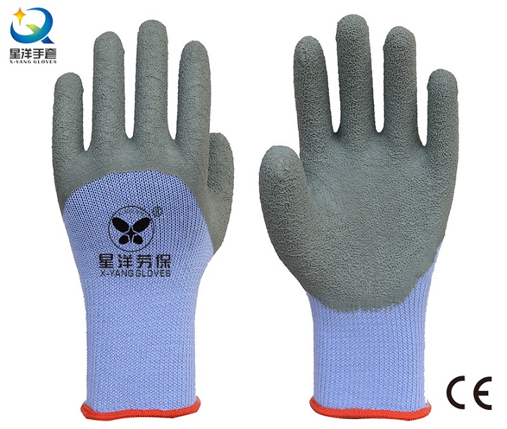 21 Gauge Yarn Latex 3/4 Coated Work Gloves