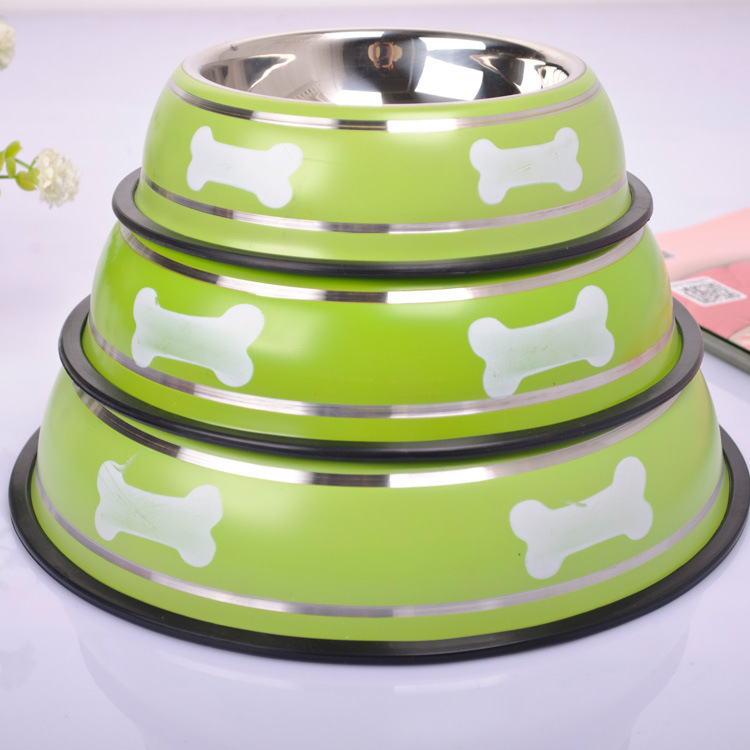 Lovely Stainless Steel Pet Feeder Bowl (HN-PB900)