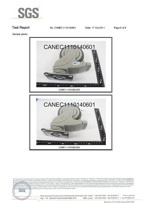 Swivel Plastic Medical TPR Caster