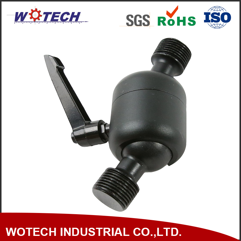 Black Anodized Aluminium Precision CNC Machining Turning Mechanical Part