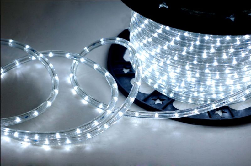 LED Rope Light flat 4 wires white