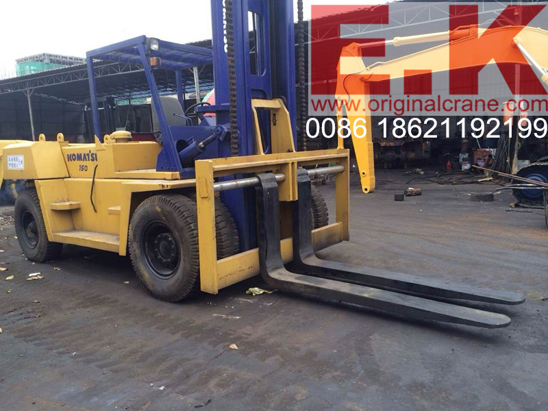 Used Japan Diesel Engine Forklift Komatsu 15ton (FD150-7)