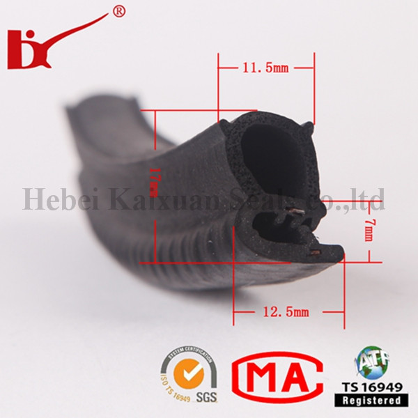 Car Accessories Extruded Rubber Strips for Door