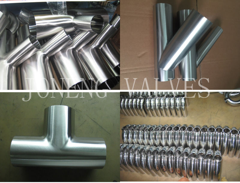 Stainless Steel Pipe Fittings Food Grade Equal Tee (JN-FT3008)