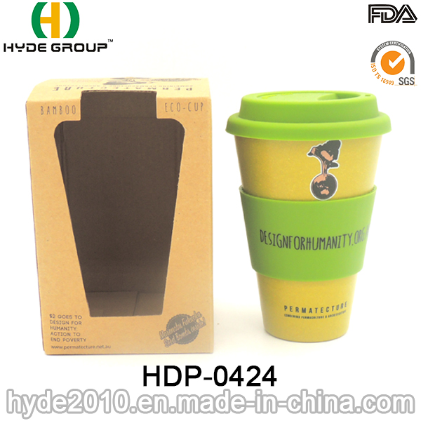 Various Color Bamboo Fiber Coffee Mug Travel Mug (HDP-0424)