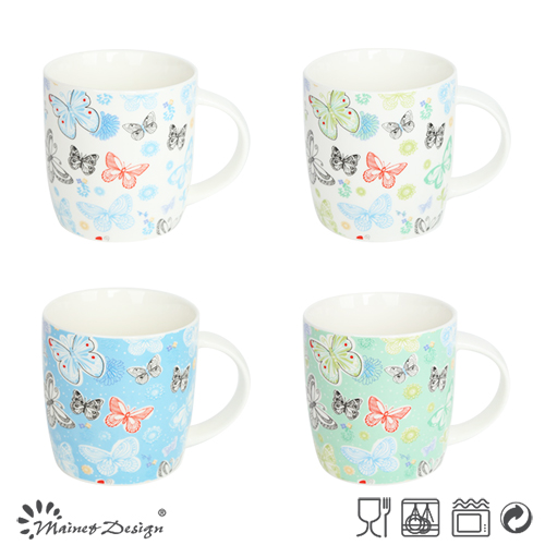 Romantic Butterfly Series New Bone China Mug