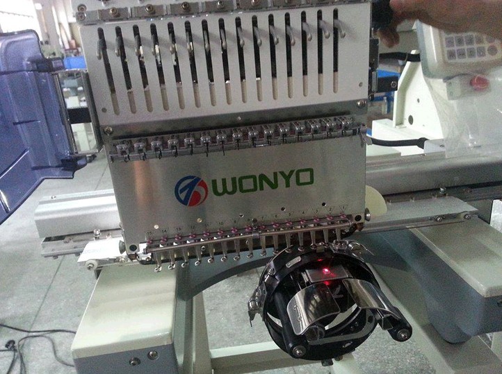 Commercial Computer Single Head Embroidery Machine for Cap T-Shirt Embroidery