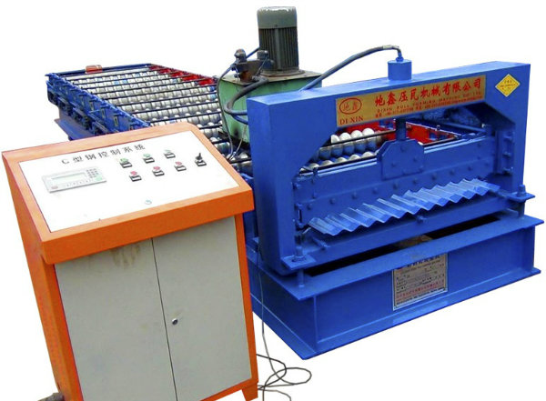 Dx Aluminium Corrugated Roof Sheet Making Machine