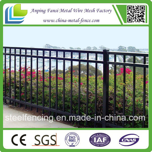 China Factory Galvanized Faux Wrought Iron Fence Fo USA