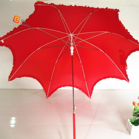 Red Lace Wedding Umbrella (YS-1011A)