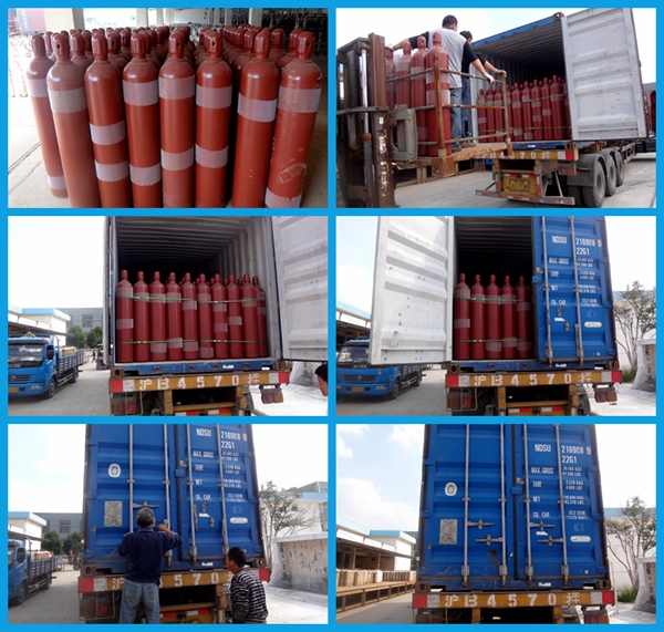2014 Newest Seamless Steel Acetylene Gas Cylinder (ISO3807)