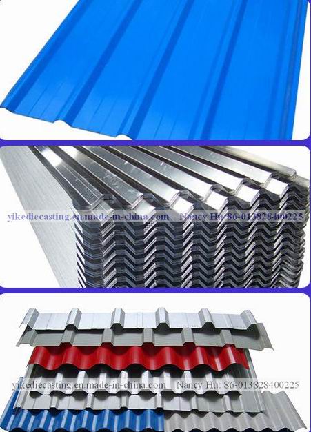 28 Gauge Galvalume Corrugated Steel Roofing Sheets