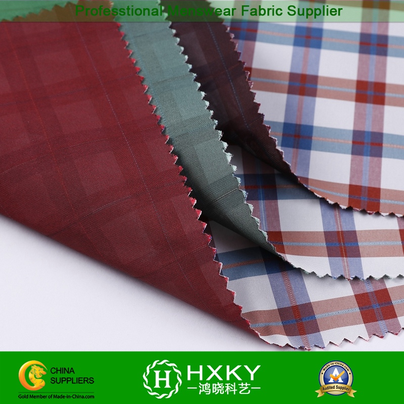 Polyester Yarn Dyed Fabric with Double Layer for Jacket or Shirt