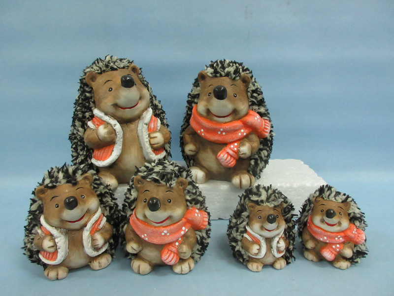 Hedgehog Shape Ceramic Crafts (LOE2531-C13)