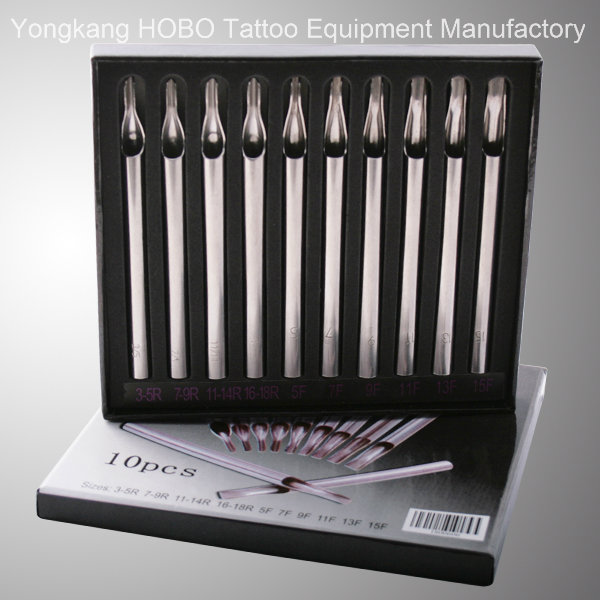 Wholesale Silver Long Stainless Steel Tattoo Needle Tips