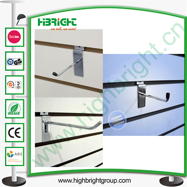 Supmarket Chromed Slatwall Hook in Same Line