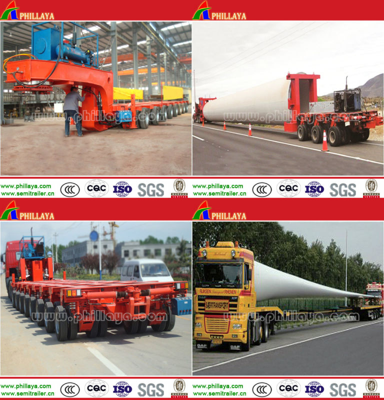 Transport Large Machines Modular Heavy Duty Trailer