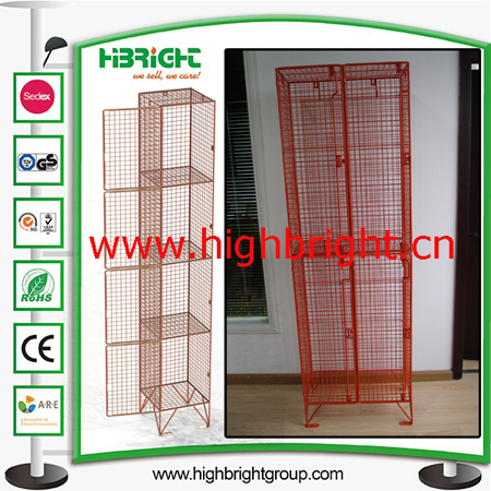 16 Doors Steel Wire Mesh Storage Lockers