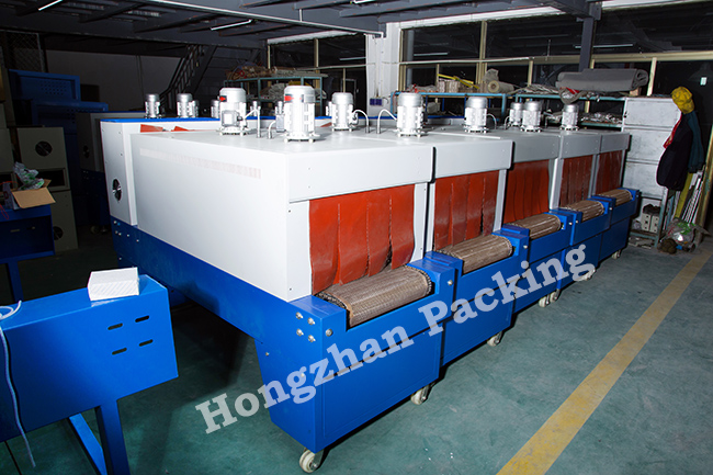 Heat Shrinking Machine Thermal Shrink Tunnel Pack Equipment for Glass Bottle Case Battery Carton Can Shrinking Packing