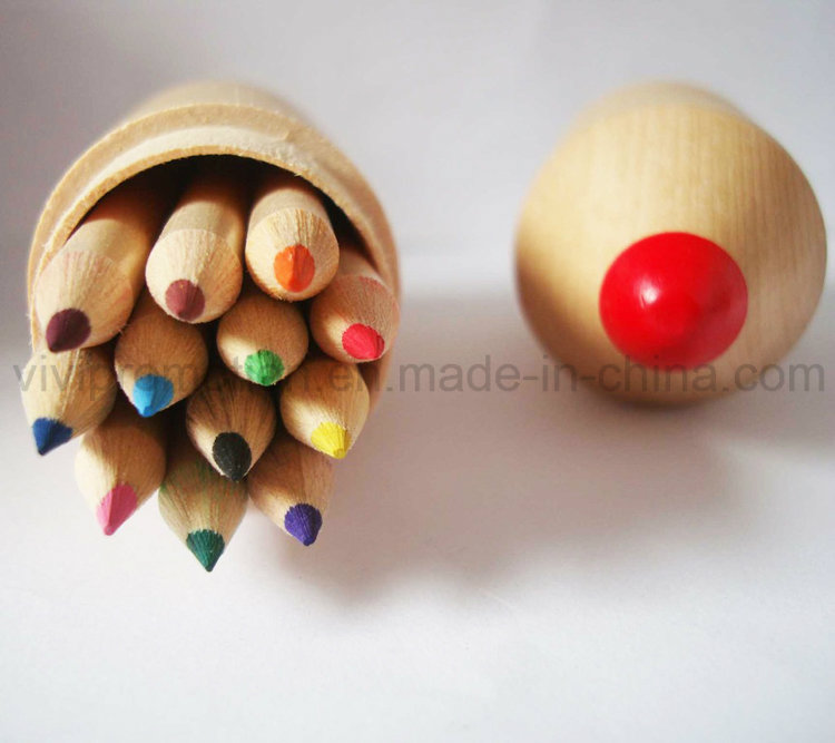 Popular Bullet Wooden Color Pencil for Promotion (MP001)