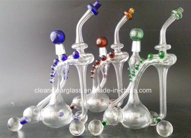 Creative Slim Cooler Recycler Water Pipe Oil Rig with Inliner Per and 14.5mm Joint