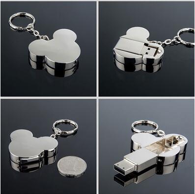 Promotion Keyholder USB Metal USB Flash Memory Pen Drive