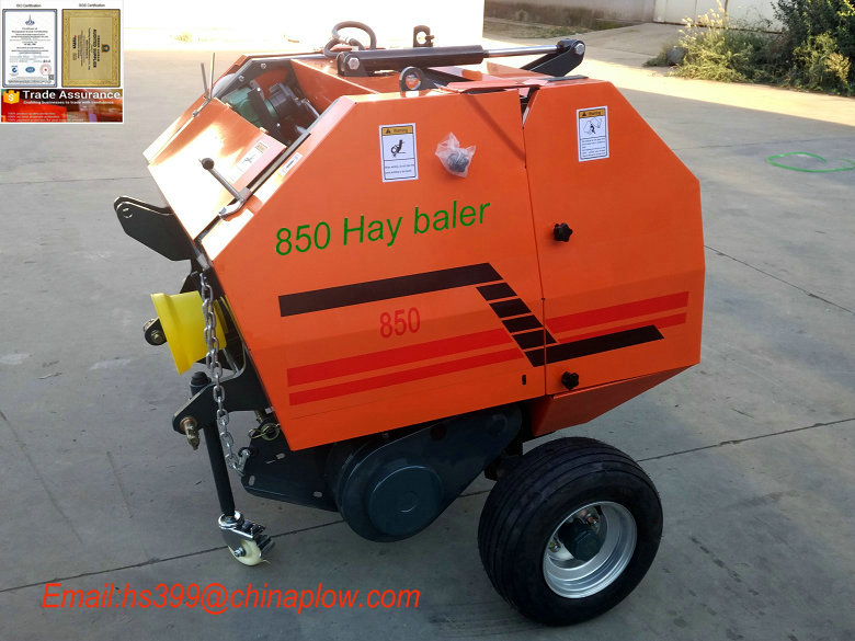 Farm Tractor Mini Round Hay Baler for Australia Market