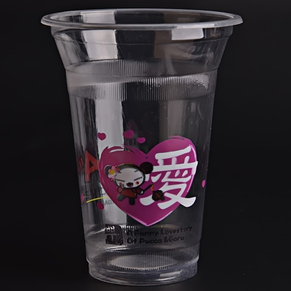 PP Clear Plastic Cup with Customized Logo