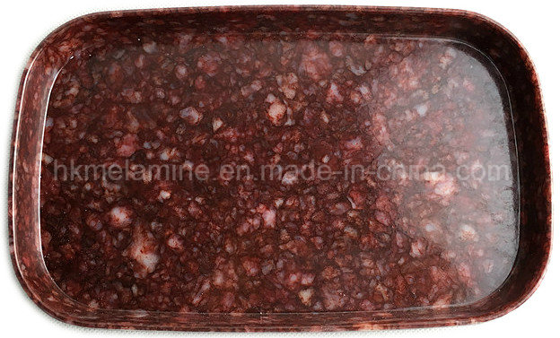 New Design Marble Style Melamine Serving Plate