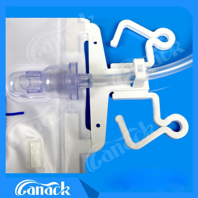 Drainage Bag with Ani-Reflux Drip Chamber