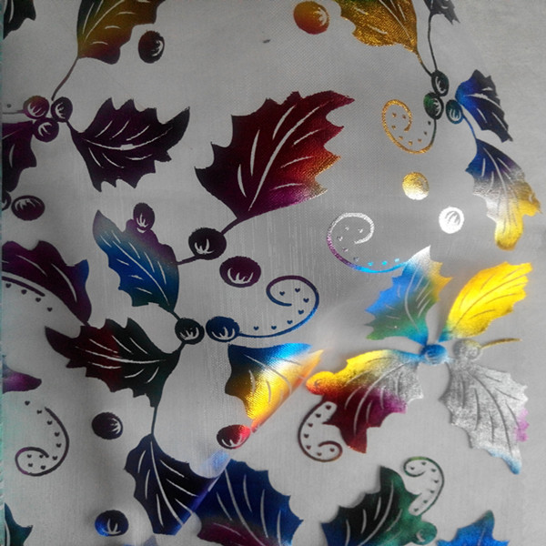 Printed Embroidered Organdy for Decoration